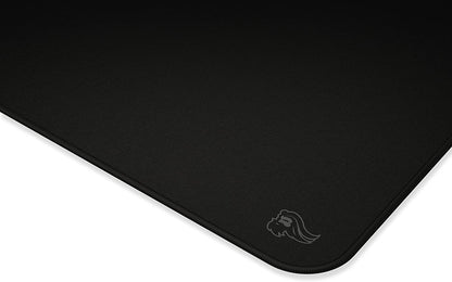 Large Gaming Mouse Mat/Pad - Stealth Edition - Stitched Edges, Black Cloth Mousepad | 11"X13" (G-L-Stealth)